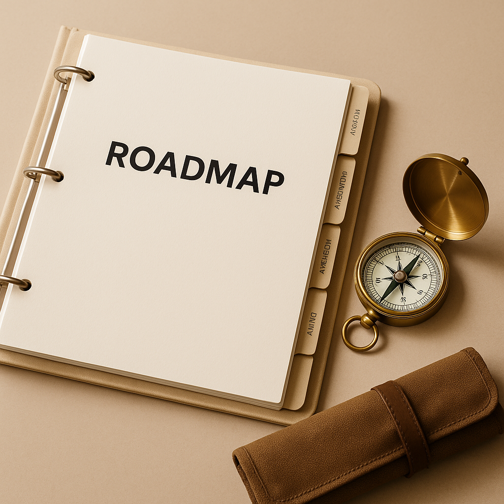 Lockbox with paper documents and a simple radio